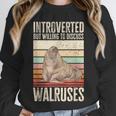 Walrus Lover Introvert Walrus Unisex Sweatshirt Walrus Lover Introvert Walrus Unisex Sweatshirt
