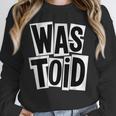 Wastoid 80s Slang Retro Teen Quote Gen X Nostalgia Unisex Sweatshirt Wastoid 80s Slang Retro Teen Quote Gen X Nostalgia Unisex Sweatshirt
