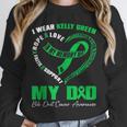 I Wear Kelly Green In My Memory Of My Dad Bile Duct Cancer Unisex Sweatshirt I Wear Kelly Green In My Memory Of My Dad Bile Duct Cancer Unisex Sweatshirt