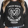 I Wear In Memory Of Cousin Lung Cancer Awareness Unisex Sweatshirt