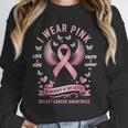 I Wear Pink In Memory Of My Sister Breast Cancer Awareness Unisex Sweatshirt