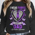 I Wear Purple In Memory Of My Dad Alzheimer's Awareness Unisex Sweatshirt I Wear Purple In Memory Of My Dad Alzheimer's Awareness Unisex Sweatshirt