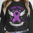 I Wear Purple In Memory Of My Mom Alzheimers Awarenesss Unisex Sweatshirt I Wear Purple In Memory Of My Mom Alzheimers Awarenesss Unisex Sweatshirt