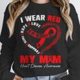 I Wear Red In My Memory Of My Mom Heart Disease Awareness Unisex Sweatshirt I Wear Red In My Memory Of My Mom Heart Disease Awareness Unisex Sweatshirt