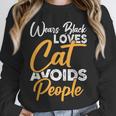 Wears Loves Cats Avoids People I Introvert Unisex Sweatshirt Wears Loves Cats Avoids People I Introvert Unisex Sweatshirt