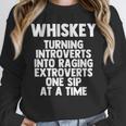 Whiskey Lovers Extrovert Quote Introvert Alcohol Drink Humor Unisex Sweatshirt