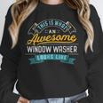 Window Washer Shirt Awesome Job Occupation Graduation Unisex Sweatshirt