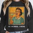 I Wine Housewife Retro Nostalgia Classic 1950s Vintage Humor Unisex Sweatshirt I Wine Housewife Retro Nostalgia Classic 1950s Vintage Humor Unisex Sweatshirt