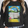 Women's Frutiger Aero Aesthetic Rainbow Glitch Art Unisex Sweatshirt