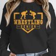 Wrestling Senior Night Wrestling Senior 2025 Graduation 17 Unisex Sweatshirt