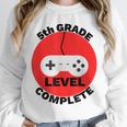 5th Grade Level Complete Gamer Graduation Unisex Sweatshirt