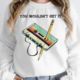 70s 80s 90s Retro Party Costume Nostalgia Cassette Unisex Sweatshirt