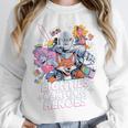 80's Cartoon Heroes Apparel For Retro Nostalgia Fans Unisex Sweatshirt