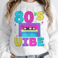 80's Vibe Retro Style Cassette Tape Nostalgia 1980s Party Unisex Sweatshirt