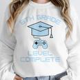 8th Grade Level Complete Eighth Grade Gamer Graduation Day Unisex Sweatshirt