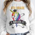 8TH GRADE NAILED IT UNICORN DABBING GRADUATION T-SHIRT Unisex Sweatshirt