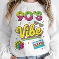 90s Nostalgia Retro Apparel 90'S Vibe Retro Premium Tri-Blend Unisex Sweatshirt