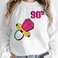 90’s Ring Retro Nostalgia Colorful Throwback Unisex Sweatshirt