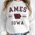 Ames Iowa Est 1864 Nostalgia Premium Tri-Blend Unisex Sweatshirt
