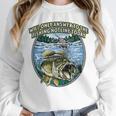 Answer To Fishing Hotline Introvert Humor Antisocial Raglan Baseball Tee Unisex Sweatshirt