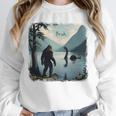 Bigfoot Sasquatch & Loch Ness Monster Introvert Bruh Unisex Sweatshirt Bigfoot Sasquatch & Loch Ness Monster Introvert Bruh Unisex Sweatshirt