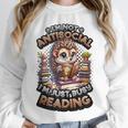 Book Lover Hedgehog Reading Books Introvert Bookworm Unisex Sweatshirt
