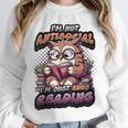 Book Lover Owl Reading Books Introvert Bookworm Unisex Sweatshirt Book Lover Owl Reading Books Introvert Bookworm Unisex Sweatshirt