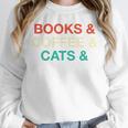 Books Coffee Cats Social Justice Unisex Sweatshirt Books Coffee Cats Social Justice Unisex Sweatshirt