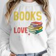 Books Are My Love Language Stack Unisex Sweatshirt