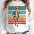 Boy Goose Vintage Rural Pastoral Charm Nostalgia Simple Life Unisex Sweatshirt