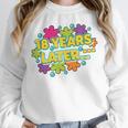 Cartoons Retro 18 Years Later Groovy Pop Art Nostalgia Premium Tri-Blend Unisex Sweatshirt