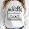 Cassette Tee 80s 90s Retro Party Costume Nostalgia Cassette Unisex Sweatshirt