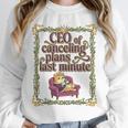 CEO Of Canceling Plans Flake Introvert Friend Premium Tri-Blend Unisex Sweatshirt CEO Of Canceling Plans Flake Introvert Friend Premium Tri-Blend Unisex Sweatshirt