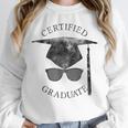 Certified Graduate Vintage Mortarboard Graduation Unisex Sweatshirt