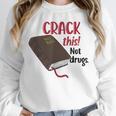 Christian Quote Holy Bible Crack This Book Not Drugs Unisex Sweatshirt