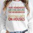 Christmas Lights Nostalgia – Holiday Memory Christmas Spirit Premium Tri-Blend Unisex Sweatshirt