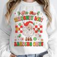 Christmas Smut Book On The Naughty List For Reading Smut Unisex Sweatshirt
