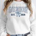 Class Of 2026 Senior 26 Coquette Bow Toile Preppy Graduation Unisex Sweatshirt