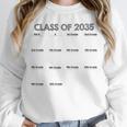 Class Of 2035 Handprint Graduation Unisex Sweatshirt