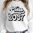 Class Of 2037 Senior Retro 2037 Grad Graduate Graduation Unisex Sweatshirt