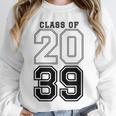 Class Of 2039 Blue Graduation Senior Student Tee Unisex Sweatshirt