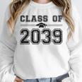 Class Of 2039 Grow With Me First Day Of School Graduation Unisex Sweatshirt