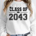 Class Of 2043 Grow With Me Graduation First Day Of School Unisex Sweatshirt