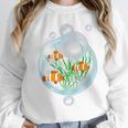 Clownfish Anemonefish Bubbles Water Frutiger Aero Y2K Style Unisex Sweatshirt Clownfish Anemonefish Bubbles Water Frutiger Aero Y2K Style Unisex Sweatshirt