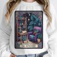 Color Graphic The Introvert Tarot Card Raglan Baseball Tee Unisex Sweatshirt