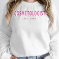 Cosmetologist Est 2024 Graduation Beauty School Cosmetology Unisex Sweatshirt
