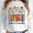 Cute Wildflower Book School Counseling Life School Counselor Unisex Sweatshirt Cute Wildflower Book School Counseling Life School Counselor Unisex Sweatshirt