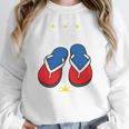 Discipline Arsenal Pinoy Nostalgia Filipino Tsinelas Premium Tri-Blend Unisex Sweatshirt