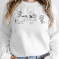 Disney Winnie The Pooh Eeyore Pooh & Piglet Carrying Books Unisex Sweatshirt Disney Winnie The Pooh Eeyore Pooh & Piglet Carrying Books Unisex Sweatshirt