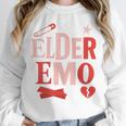 Elder Emo Retro Punk Typography Nostalgia Unisex Sweatshirt Elder Emo Retro Punk Typography Nostalgia Unisex Sweatshirt
